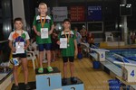 vyhlášení 50M žáci 2014 - 1. Michal Němec, 3. Ramiz Rizayev