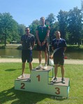 vyhlášení 5 km muži - 1. Tomáš Reissmüller