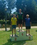 vyhlášení Budějovický plavecký trojboj muži - 1. Tomáš Reissmüller