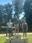 vyhlášení 3 km kadetky - 1. Anna Kotschová