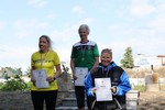 vyhlášení 1 km ženy - 1. Kateřina Augustová