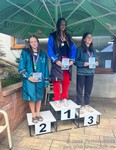 vyhlášení 5 km kadetky - 2. Anna Kotschová