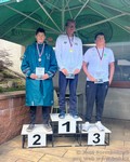 vyhlášení 5 km kadeti - 2. Václav Tichý