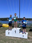 vyhlášení 3km mladší žáci - 1. František Tichý