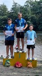vyhlášení 5 km starší žáci - 3. Niko Srb