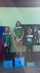 vyhlášení 5 km ženy - 1. Hana Jurčáková, 2. Tereza Čermáková, 3. Nikola Svobodová