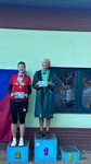 vyhlášení 10 km ženy masters - 1. Alžběta Dvořáková