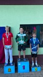 vyhlášení 3 km starší žáci - 1. Niko Srb